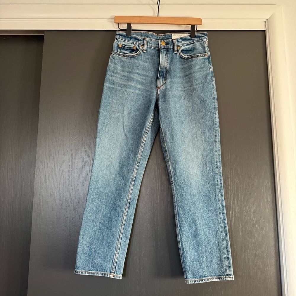 Rag & Bone Wren High Rise Slim Straight Jeans sz 27
